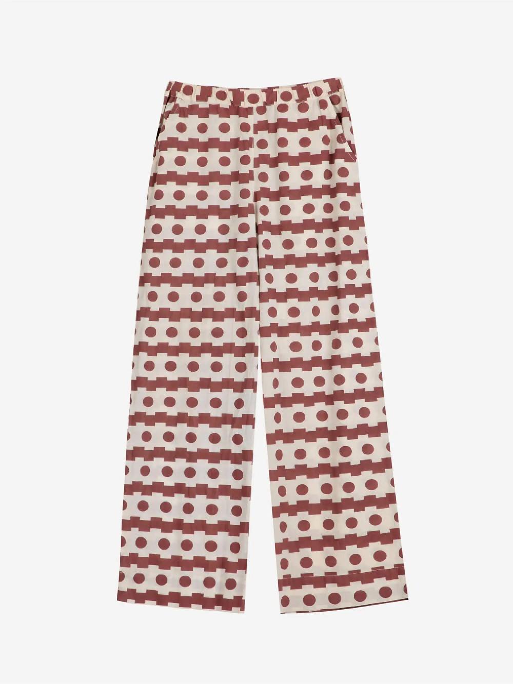 Bobo choses Geometric print wide-leg trousers En oferta