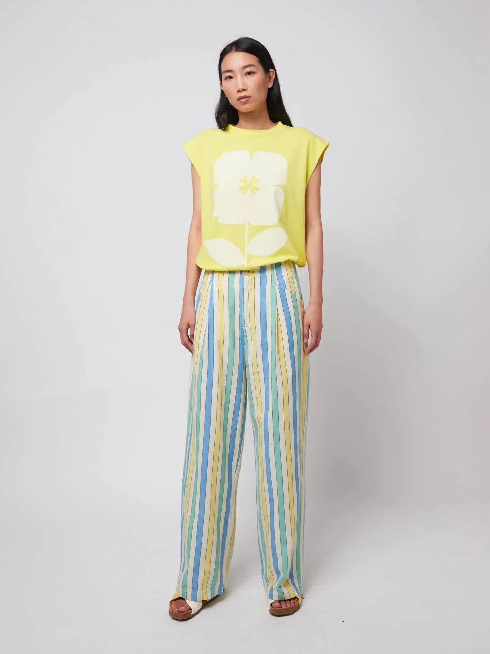 Bobo choses Multicolor Stripes pleated trousers