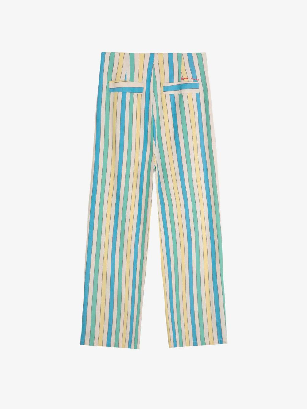 Bobo choses Multicolor Stripes pleated trousers Gran oferta