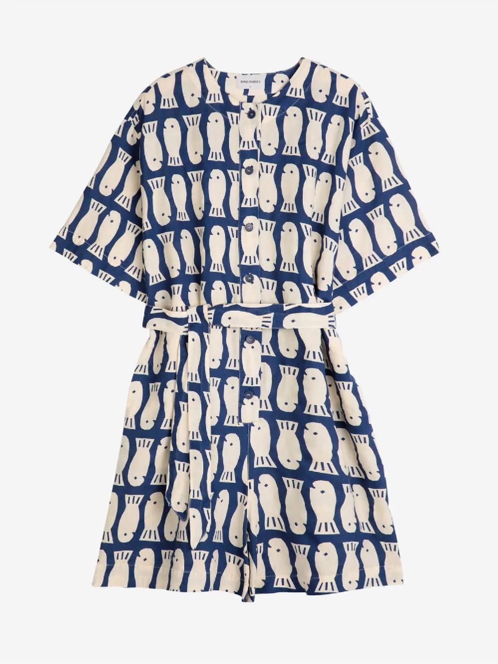 Bobo choses Lucky Fish print playsuit Rebajas de fábrica