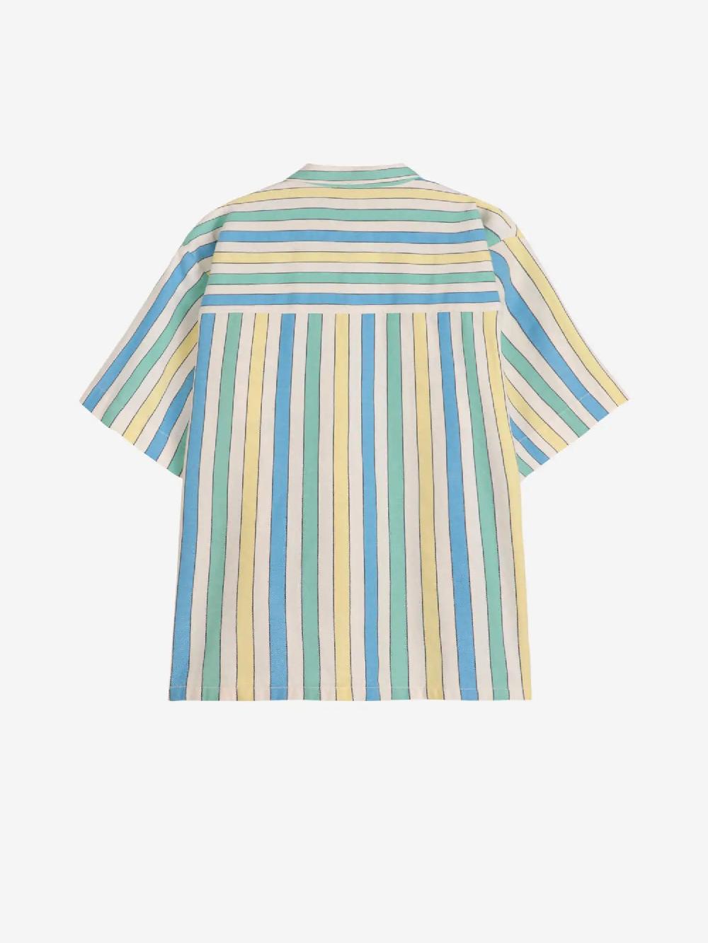 Bobo choses Multicolor stripes relaxed shirt Descuento