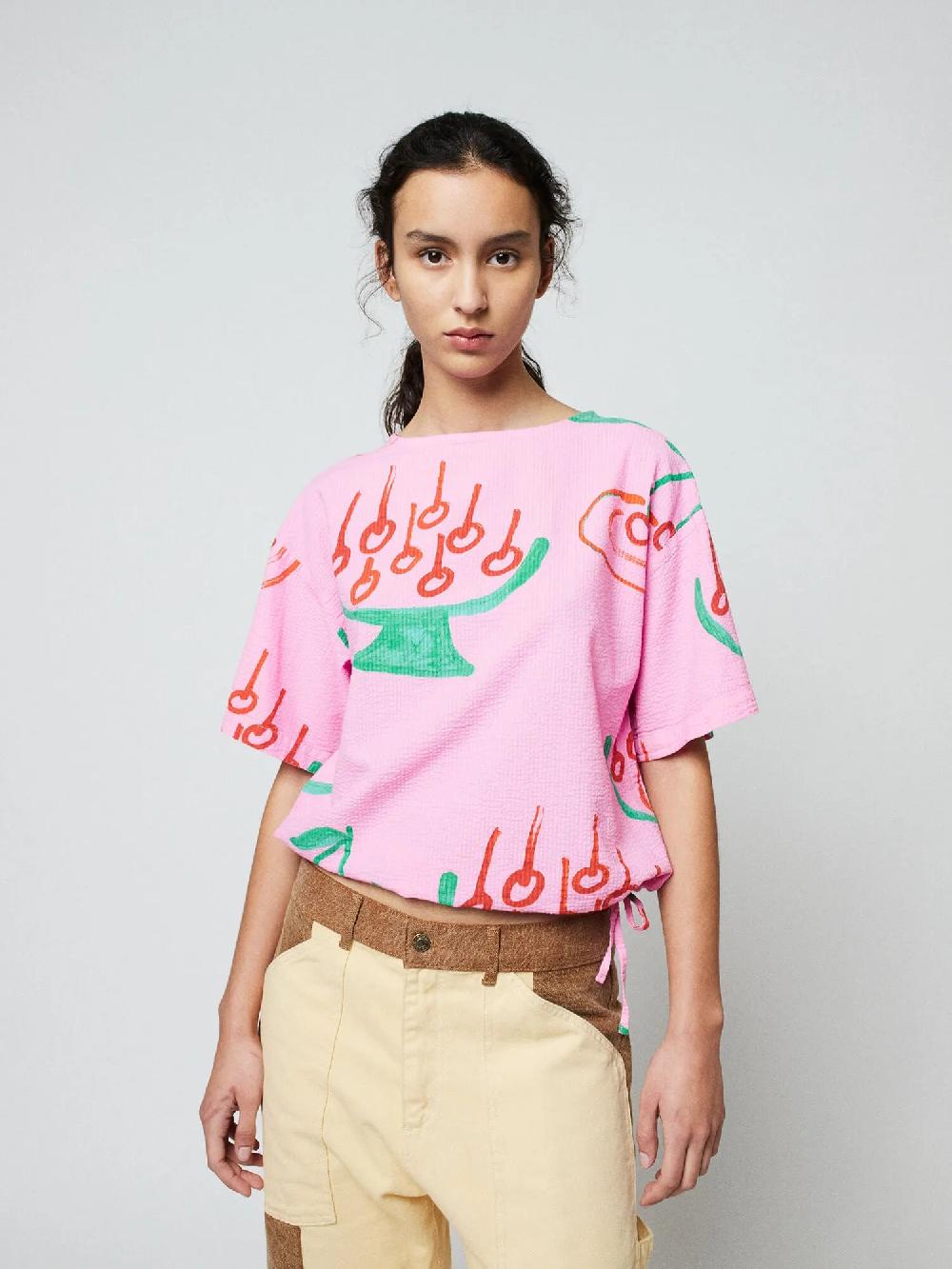 Bobo choses Cherry print cropped blouse Tienda