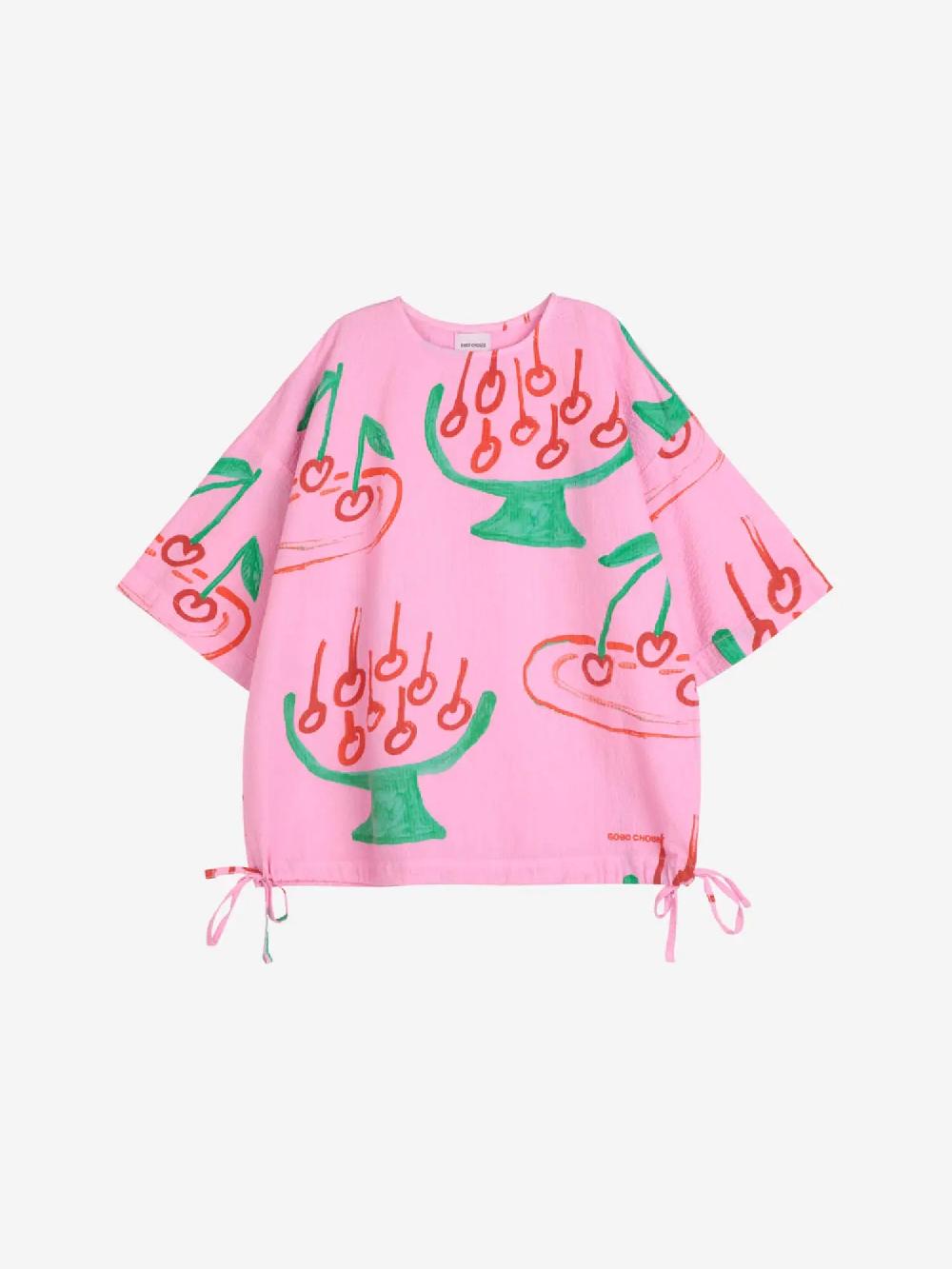 Bobo choses Cherry print cropped blouse Tienda