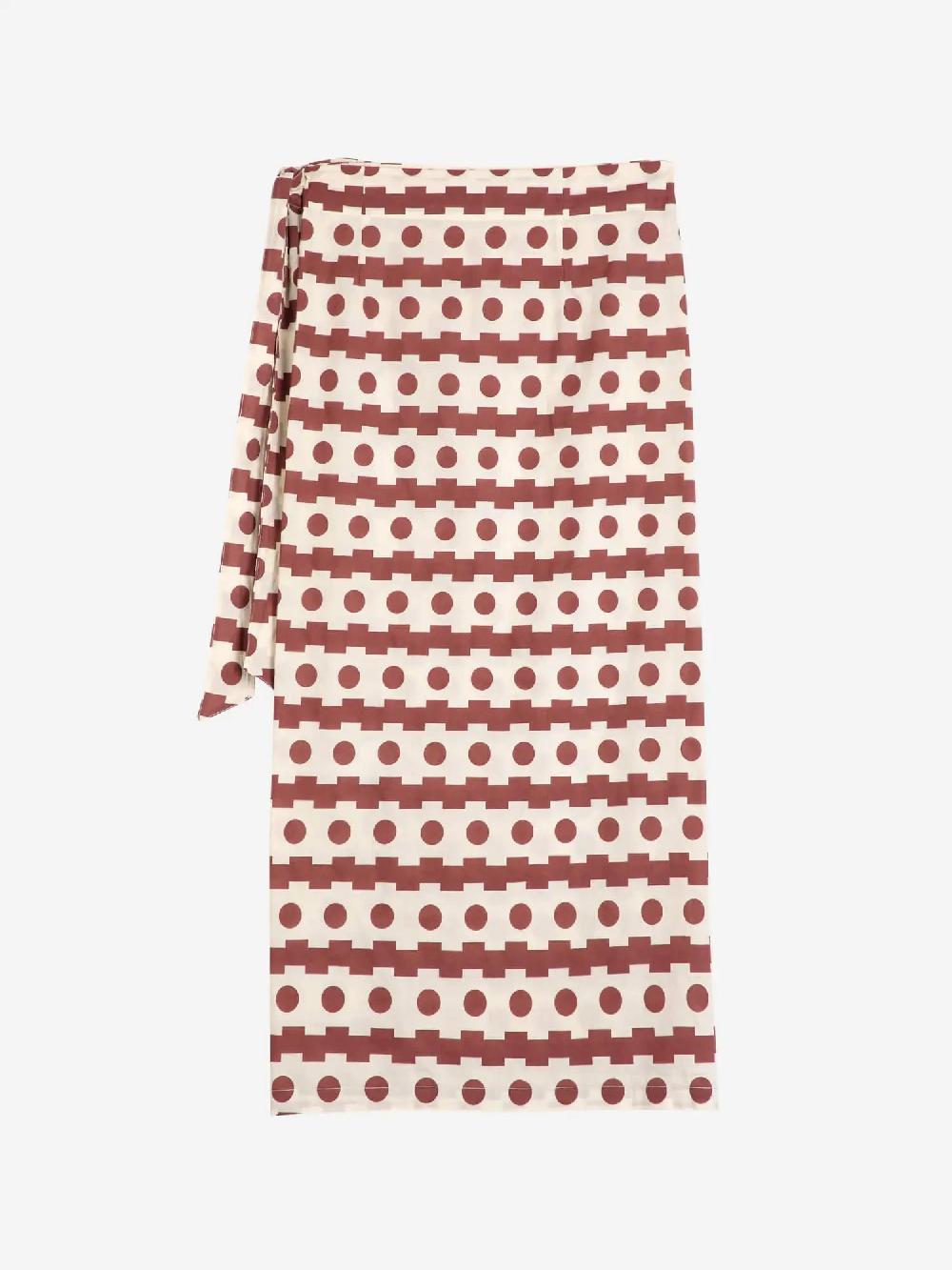 Bobo choses Geometric print wrap skirt Liquidación