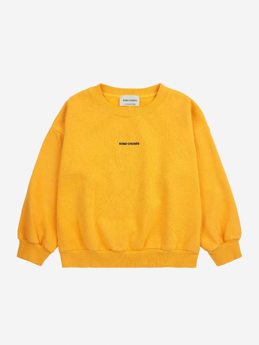 Bobo choses Bobo Choses Sun yellow sweatshirt Promoción por tiempo limitado