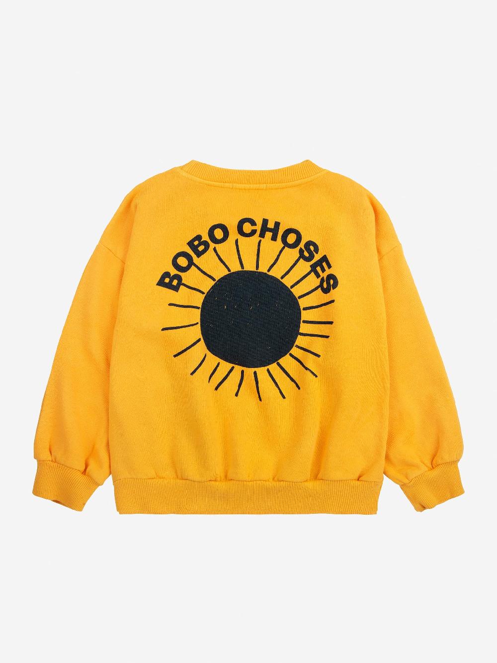 Bobo choses Bobo Choses Sun yellow sweatshirt Promoción por tiempo limitado