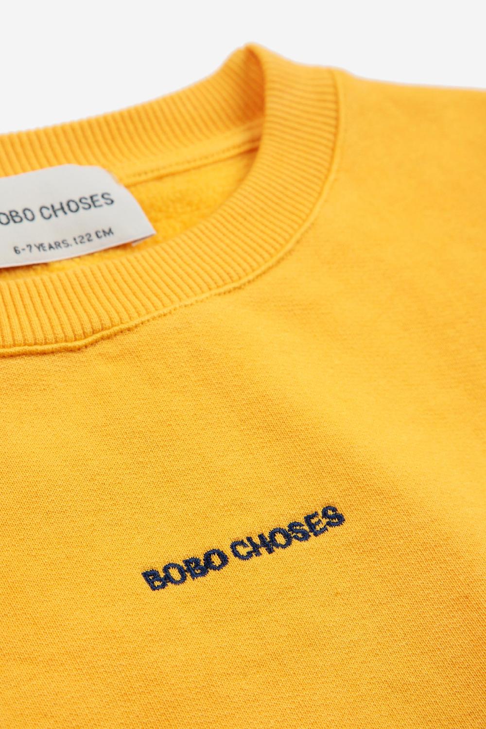 Bobo choses Bobo Choses Sun yellow sweatshirt Promoción por tiempo limitado