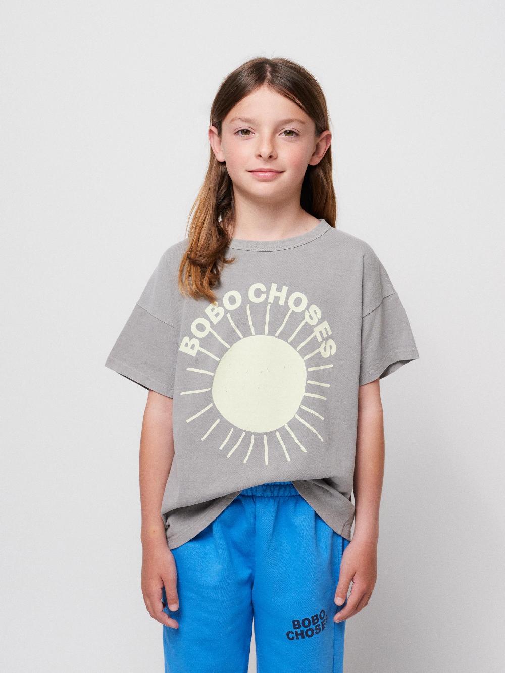Bobo choses Bobo Choses Sun grey T-shirt En oferta