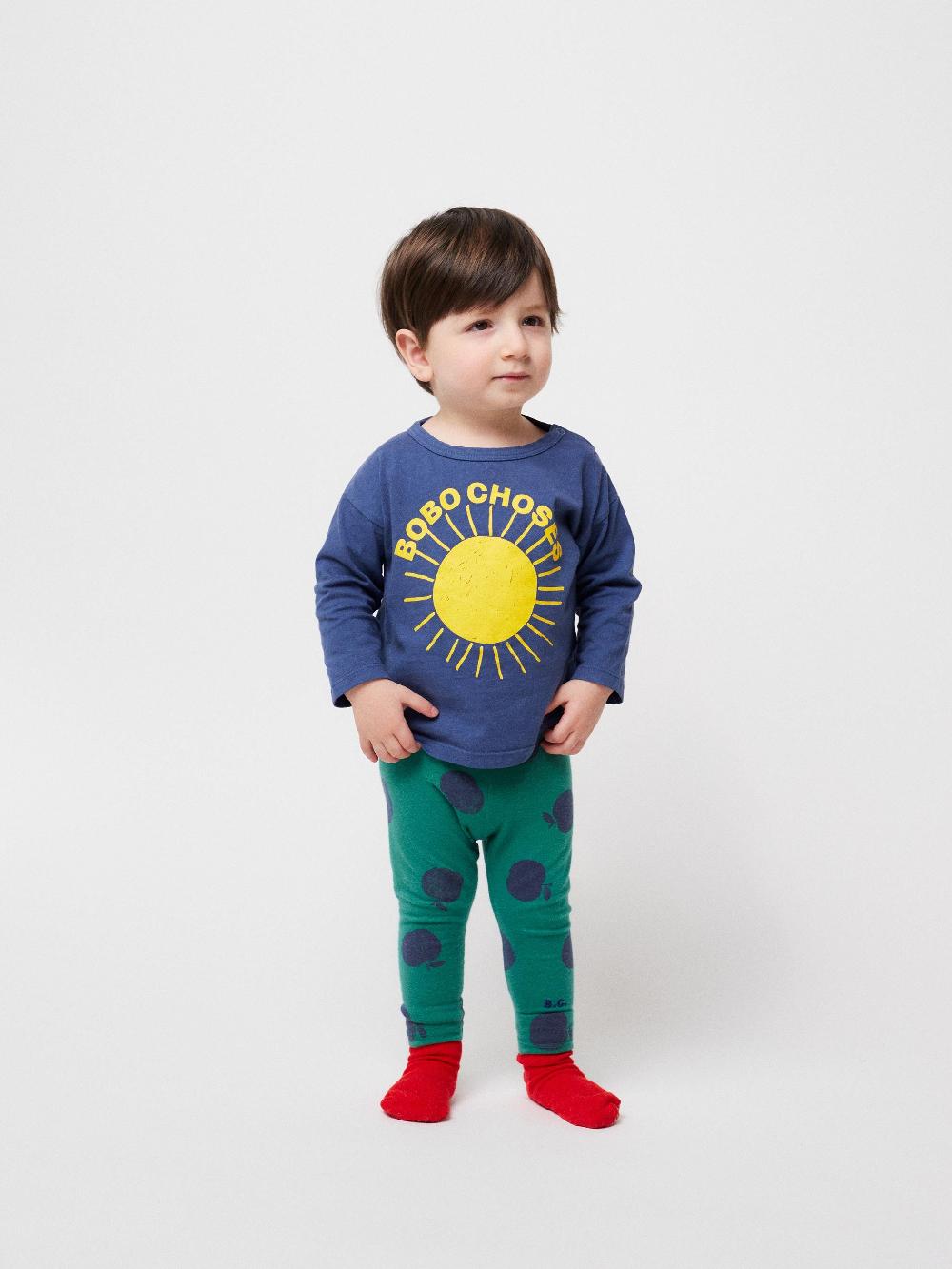 Bobo choses Poma all over green leggings Libre de impuestos