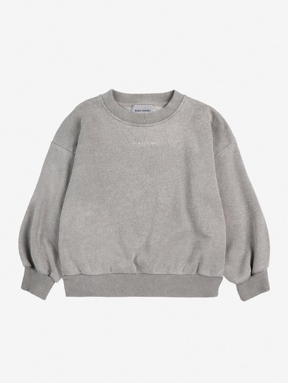 Bobo choses Poma grey sweatshirt Grandes ahorros