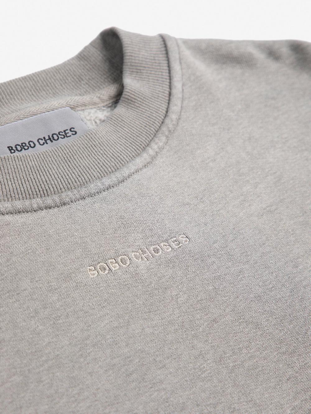Bobo choses Poma grey sweatshirt Grandes ahorros