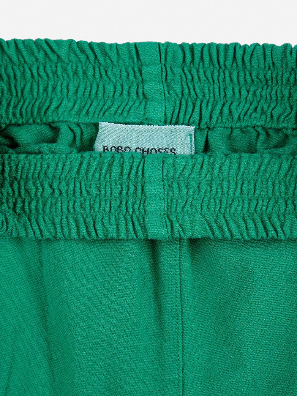 Bobo choses Poma green woven pants En oferta