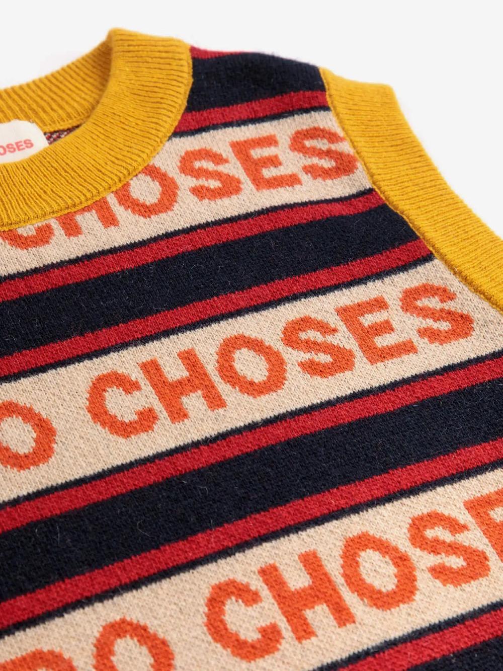 Bobo choses Bobo choses stripes knit vest Mejor oferta