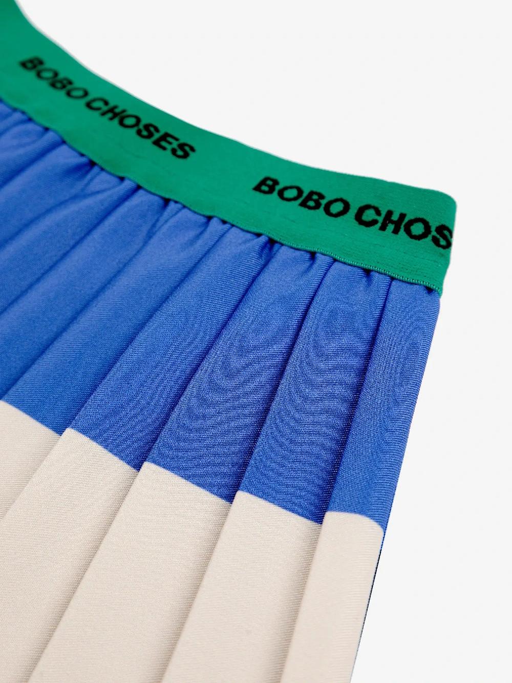 Bobo choses Color Block pleated woven skirt COMPRAR AHORA