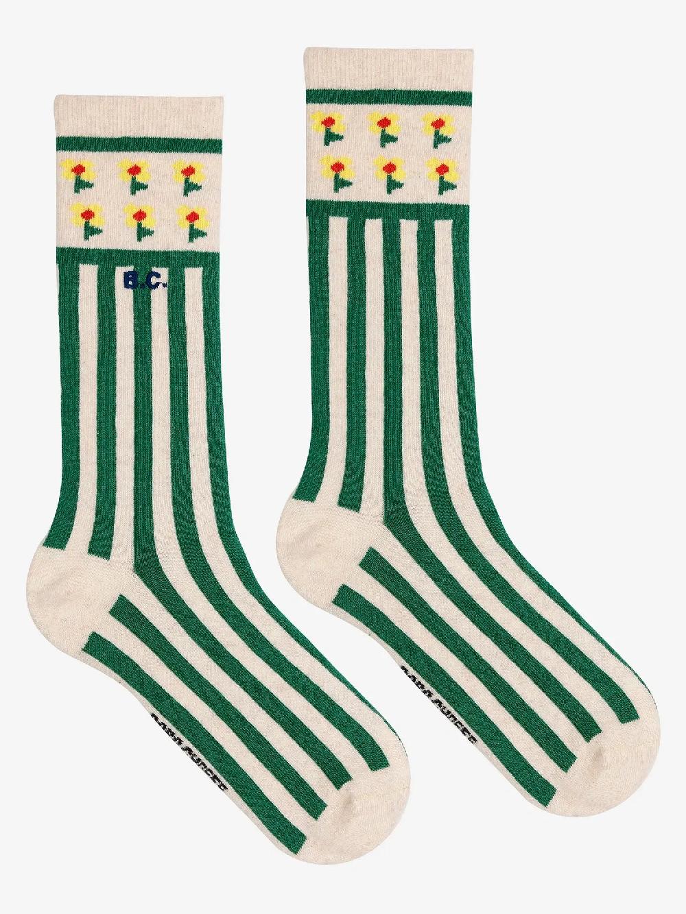 Bobo choses Pixel Flower long socks Superdescuento