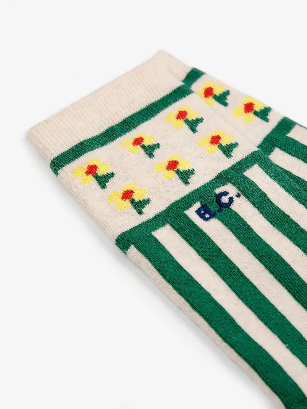 Bobo choses Pixel Flower long socks Superdescuento