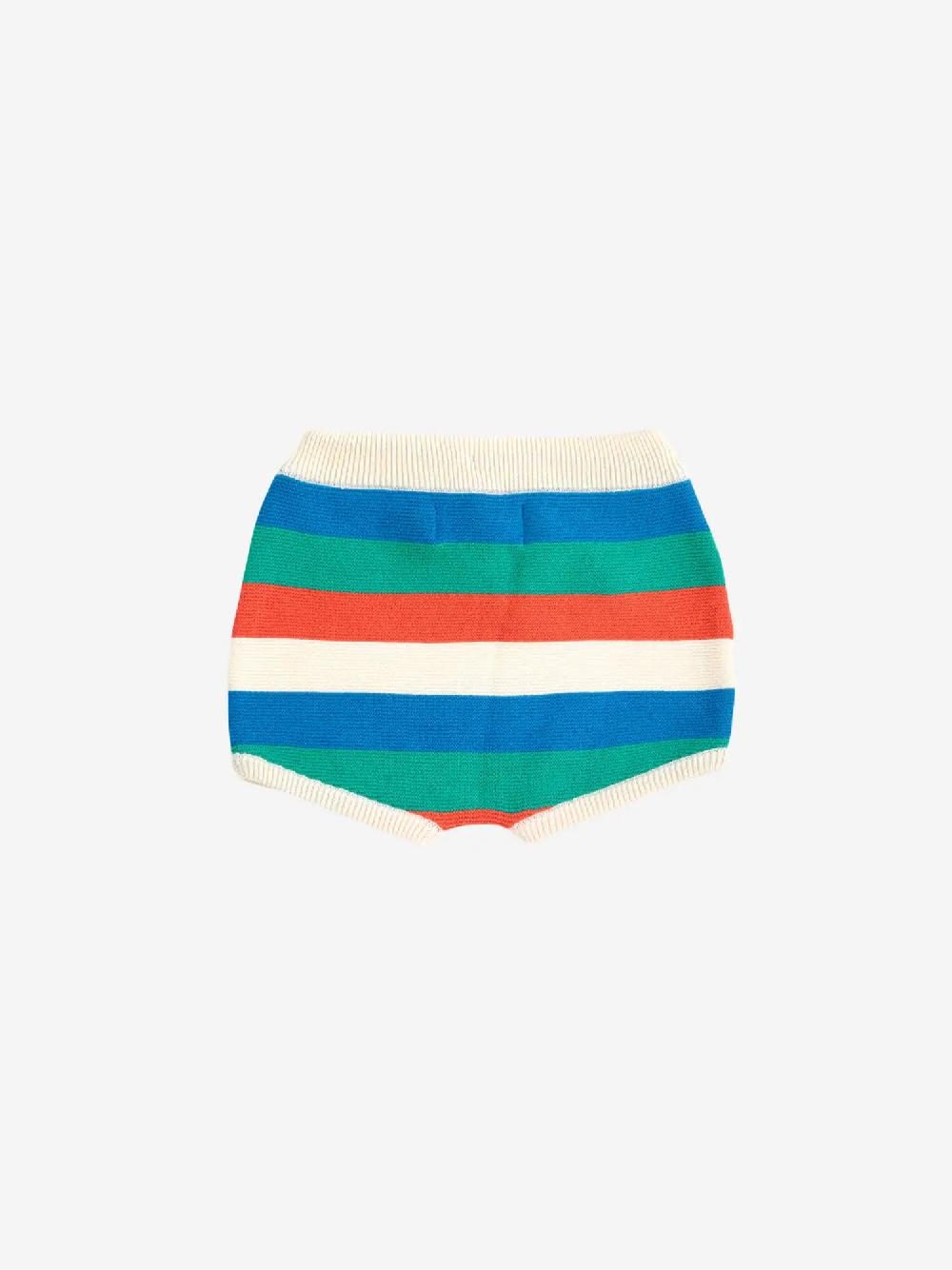 Bobo choses Striped knitted shorts Oferta exclusiva