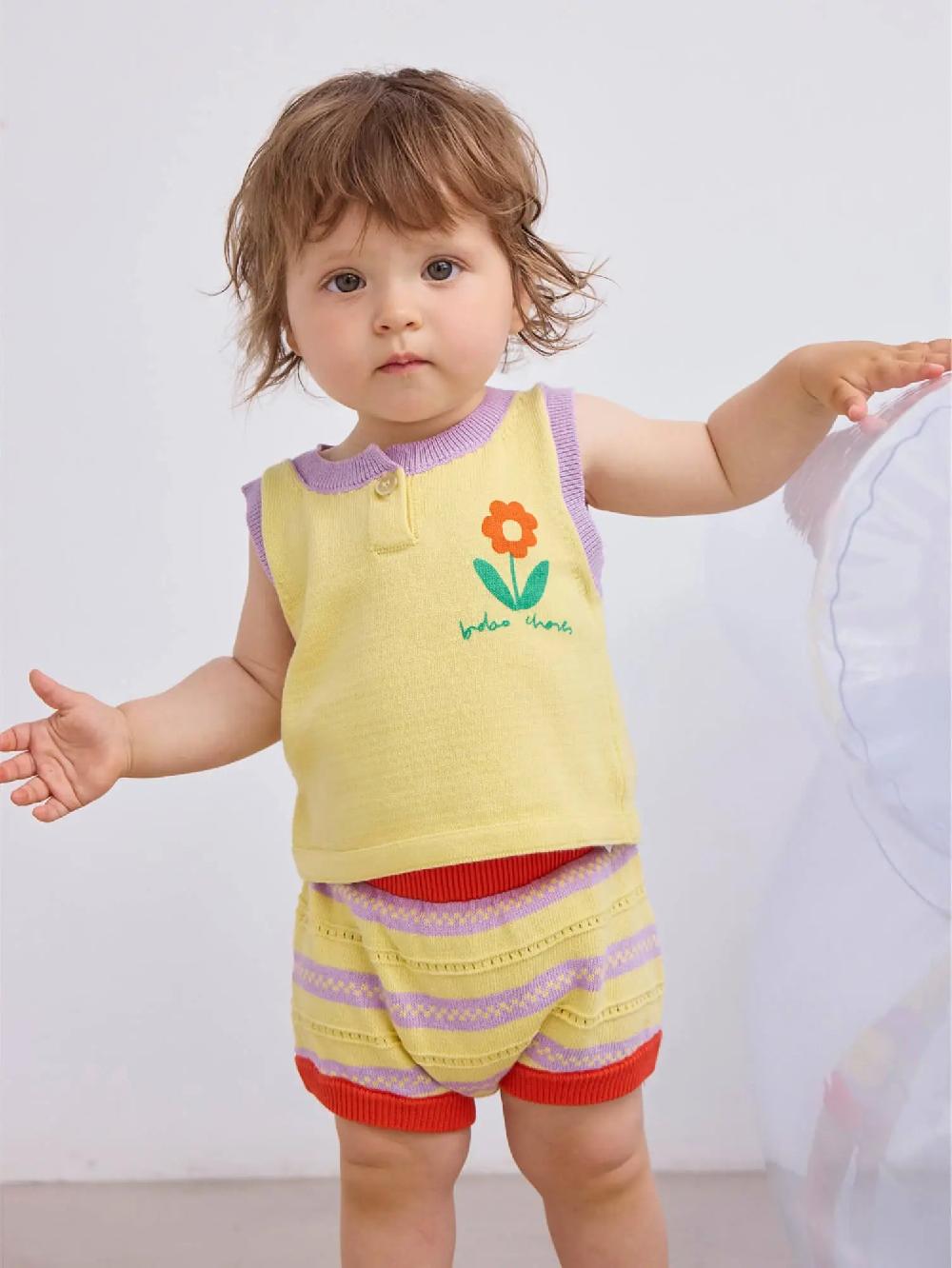 Bobo choses Flower knitted top