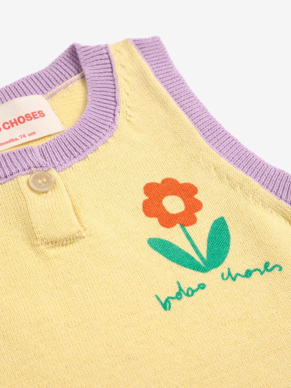Bobo choses Flower knitted top Descuento por venta flash