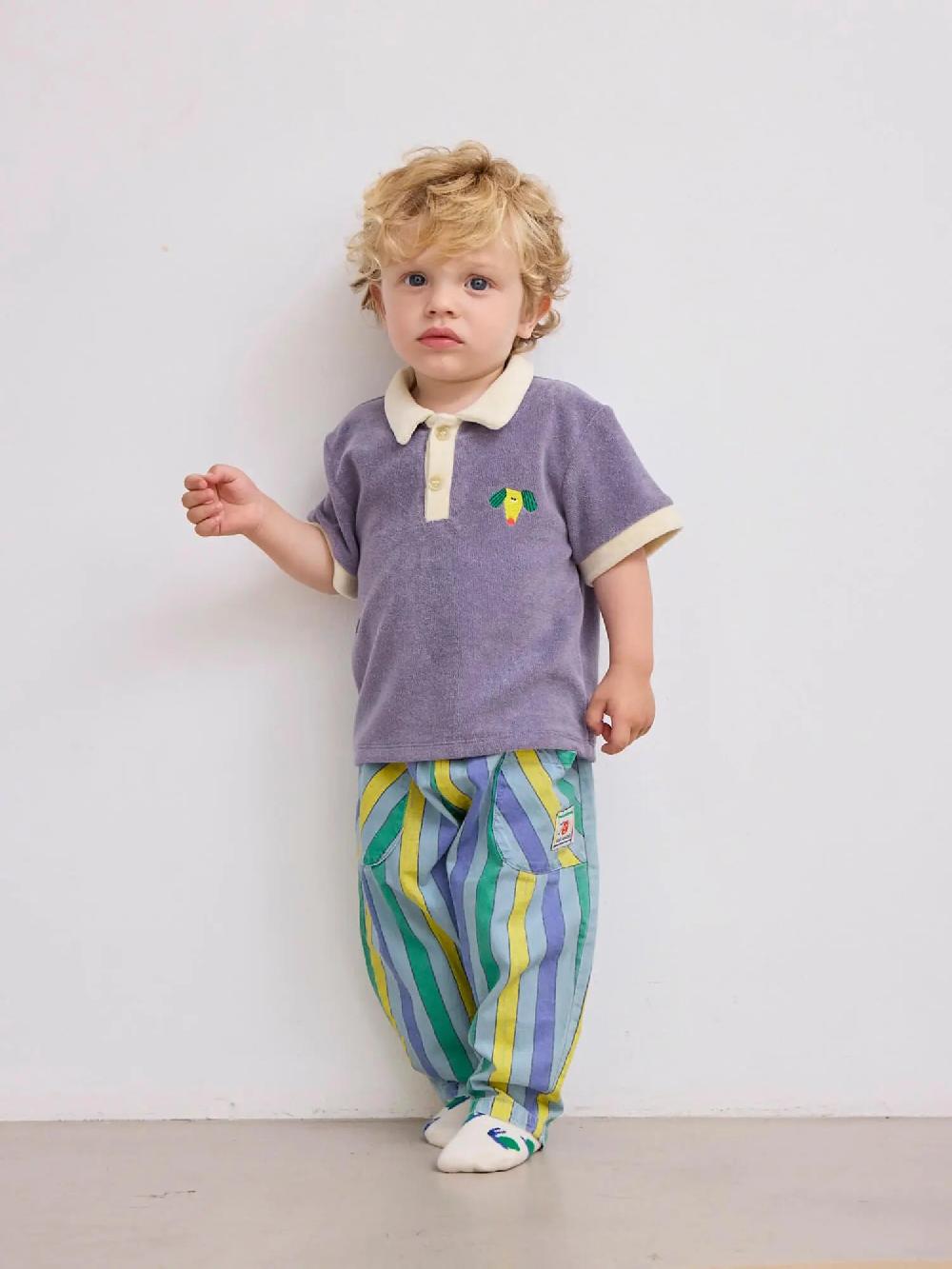 Bobo choses Multicolor Stripes denim pants Rebajas de fin de temporada