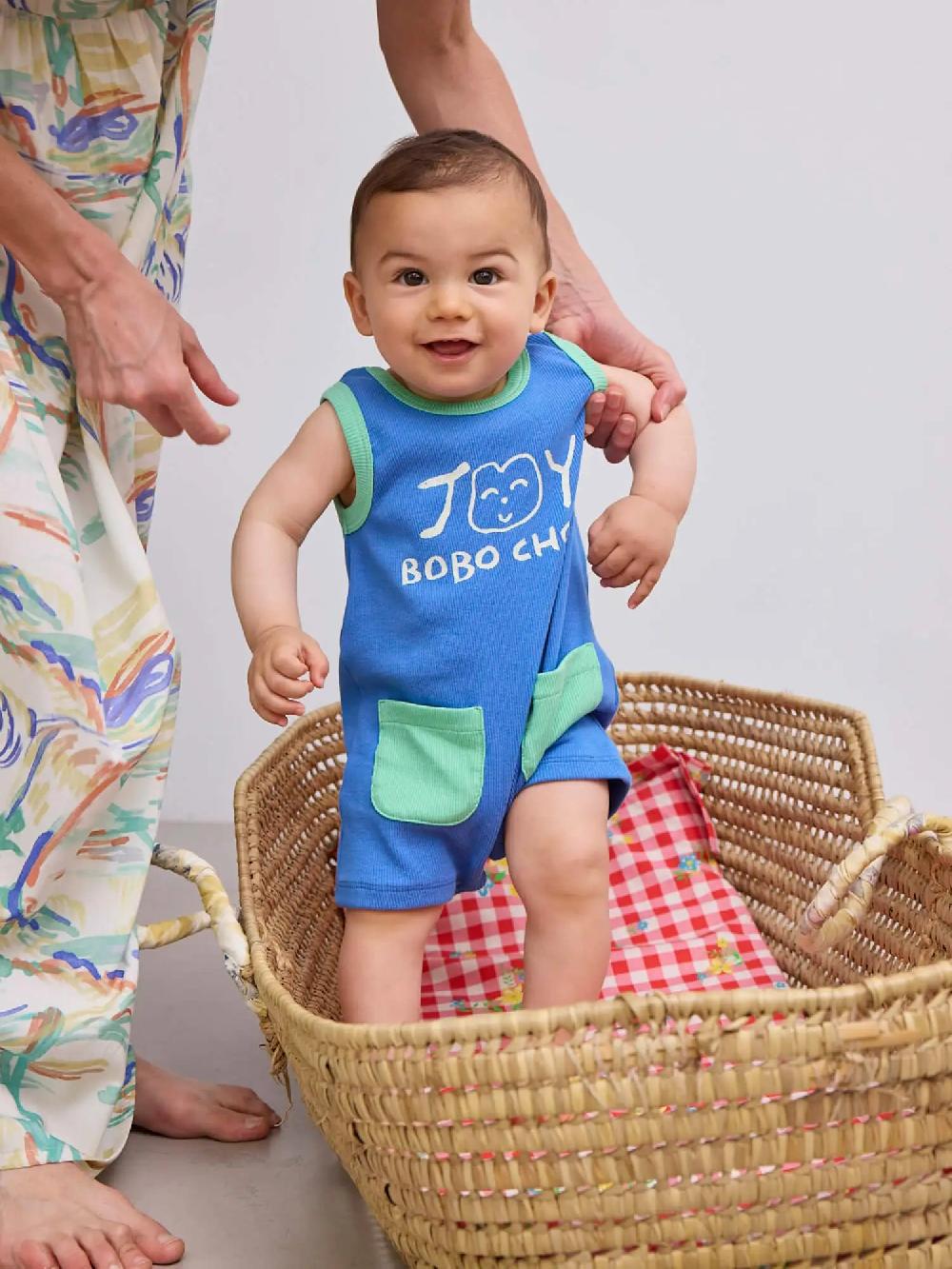 Bobo choses Smiling blue playsuit 2025