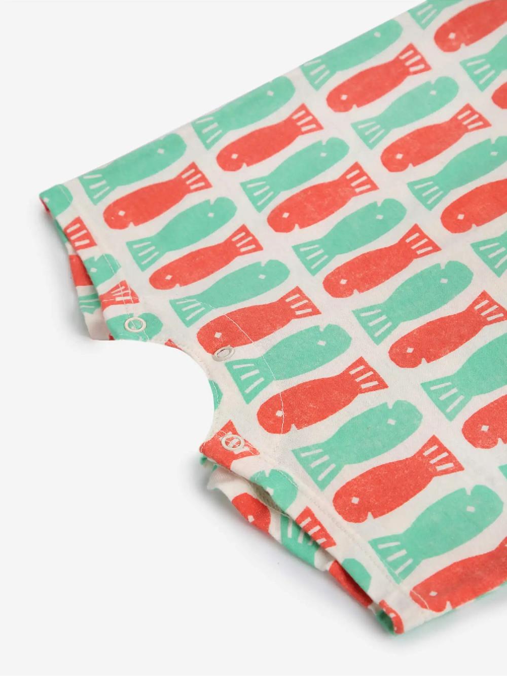 Bobo choses Lucky Fish all over playsuit En línea