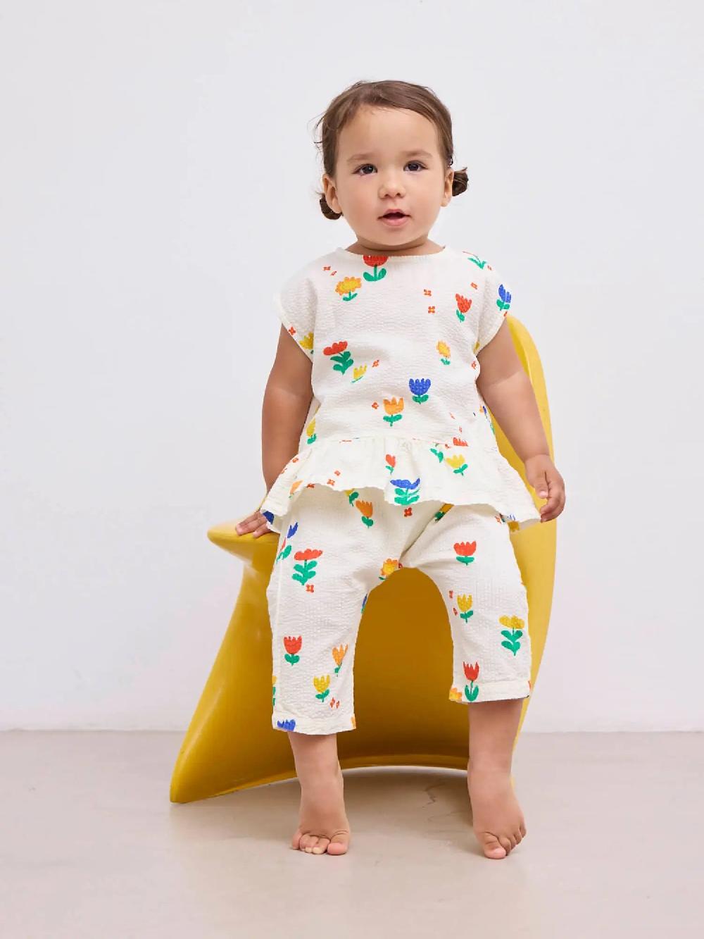 Bobo choses Garden Party all over woven harem pants Venta caliente