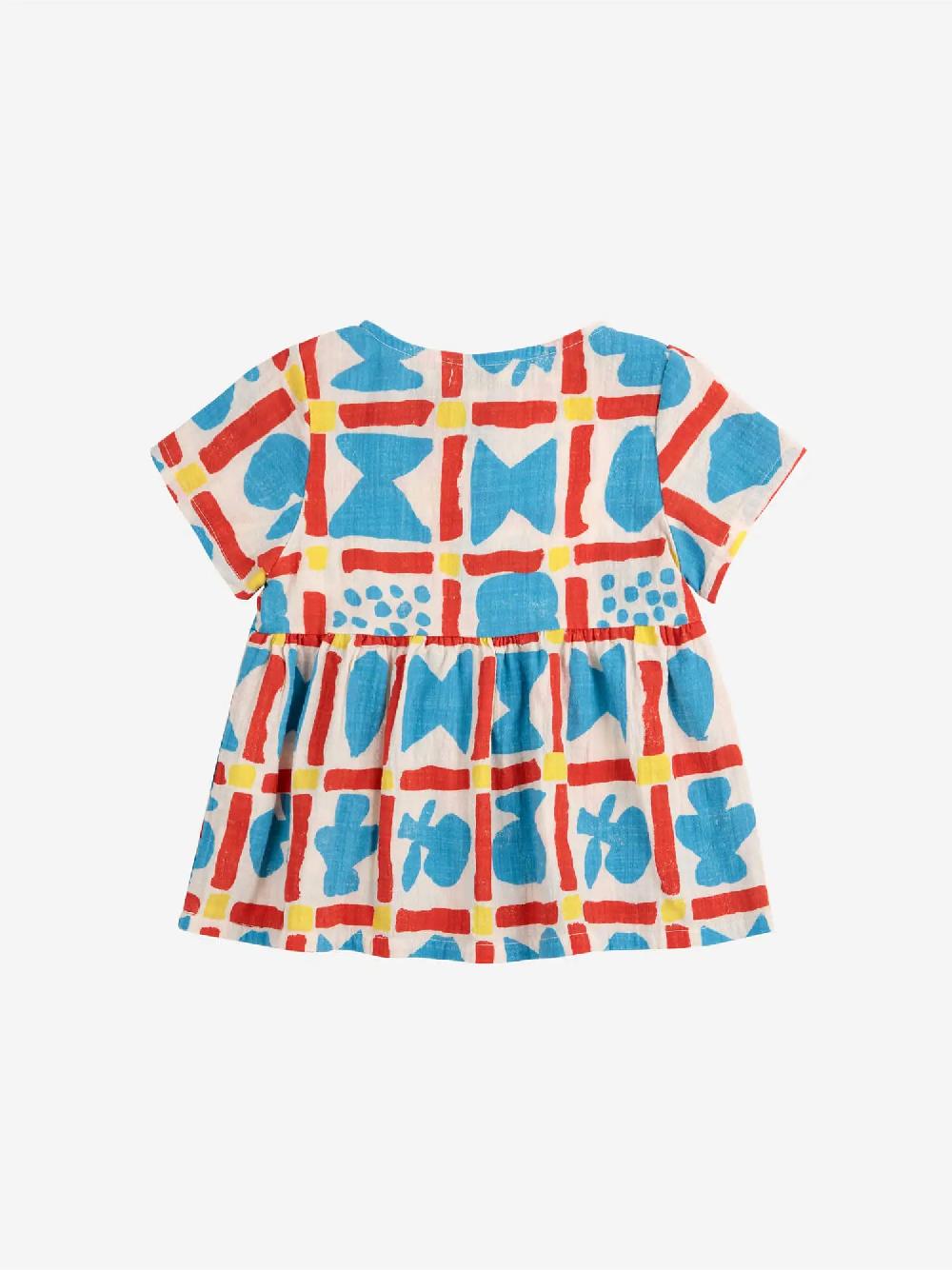 Bobo choses Geometric Game woven dress En oferta