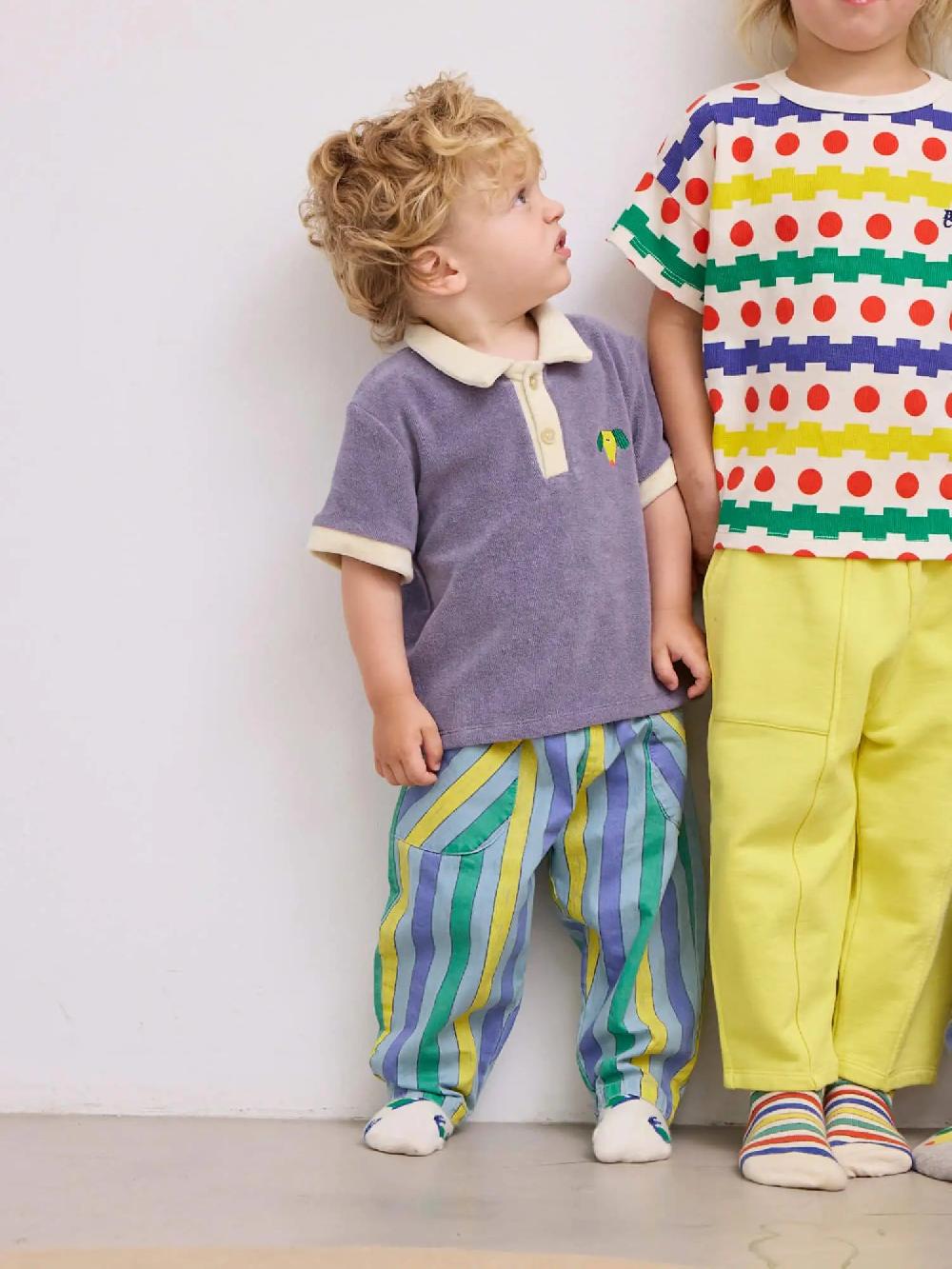 Bobo choses Happy Dog terry cloth polo Gran oferta