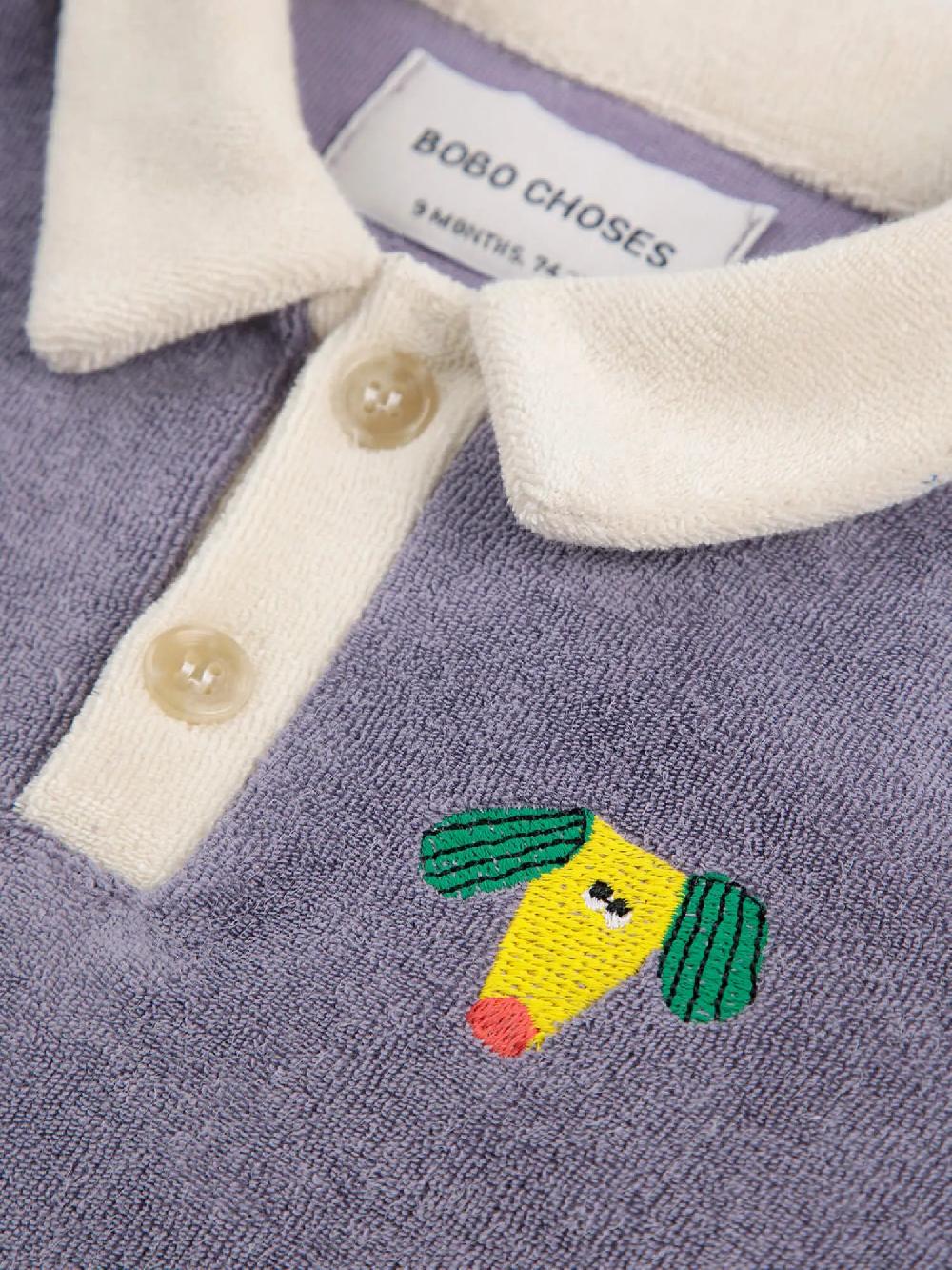 Bobo choses Happy Dog terry cloth polo Gran oferta