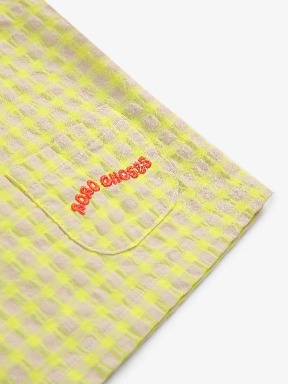 Bobo choses Vichy woven blouse Los más vendidos