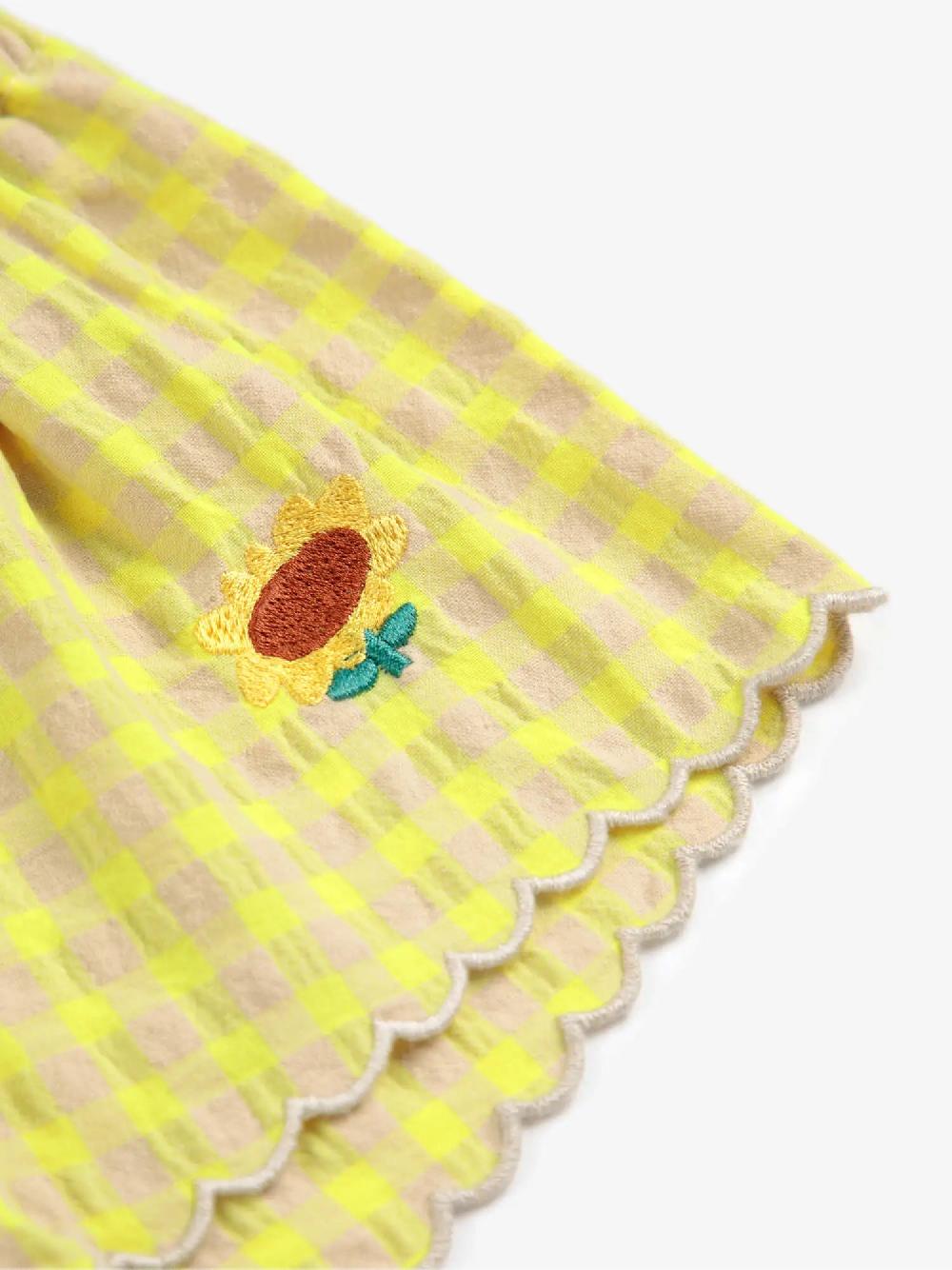 Bobo choses Vichy ruffle woven shorts Ventas relámpago