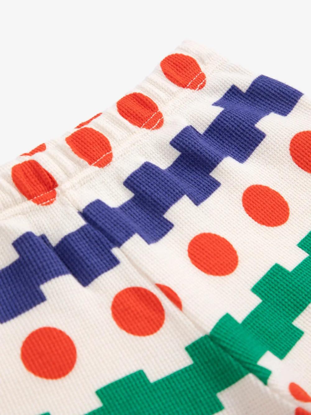 Bobo choses Geometrical all over waffle shorts Descuento
