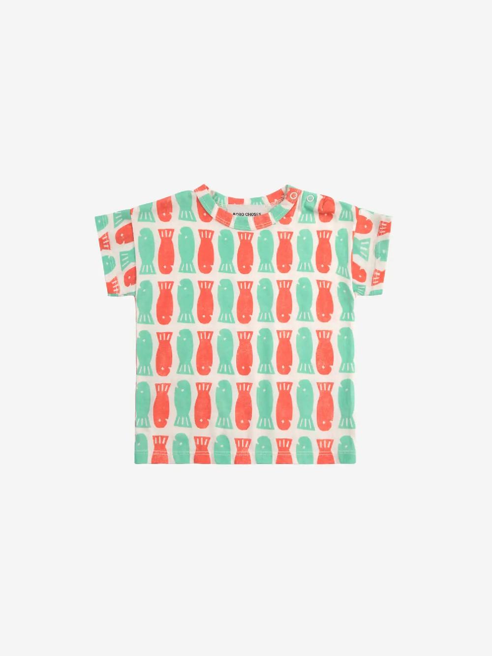Bobo choses Lucky Fish all over T-shirt Liquidación
