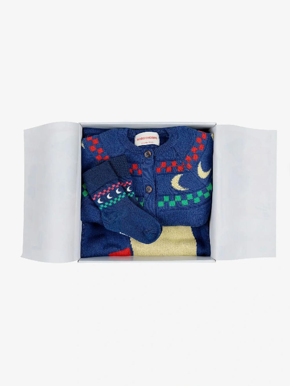 Bobo choses Beneath The Moon knitted overall gift set Envío gratis