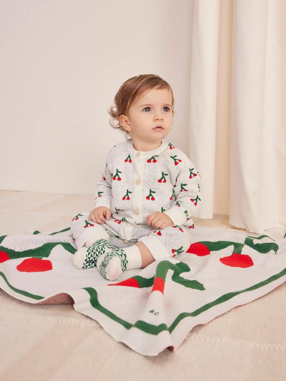 Bobo choses Cherry all over knitted overall gift set Últimos 3 días