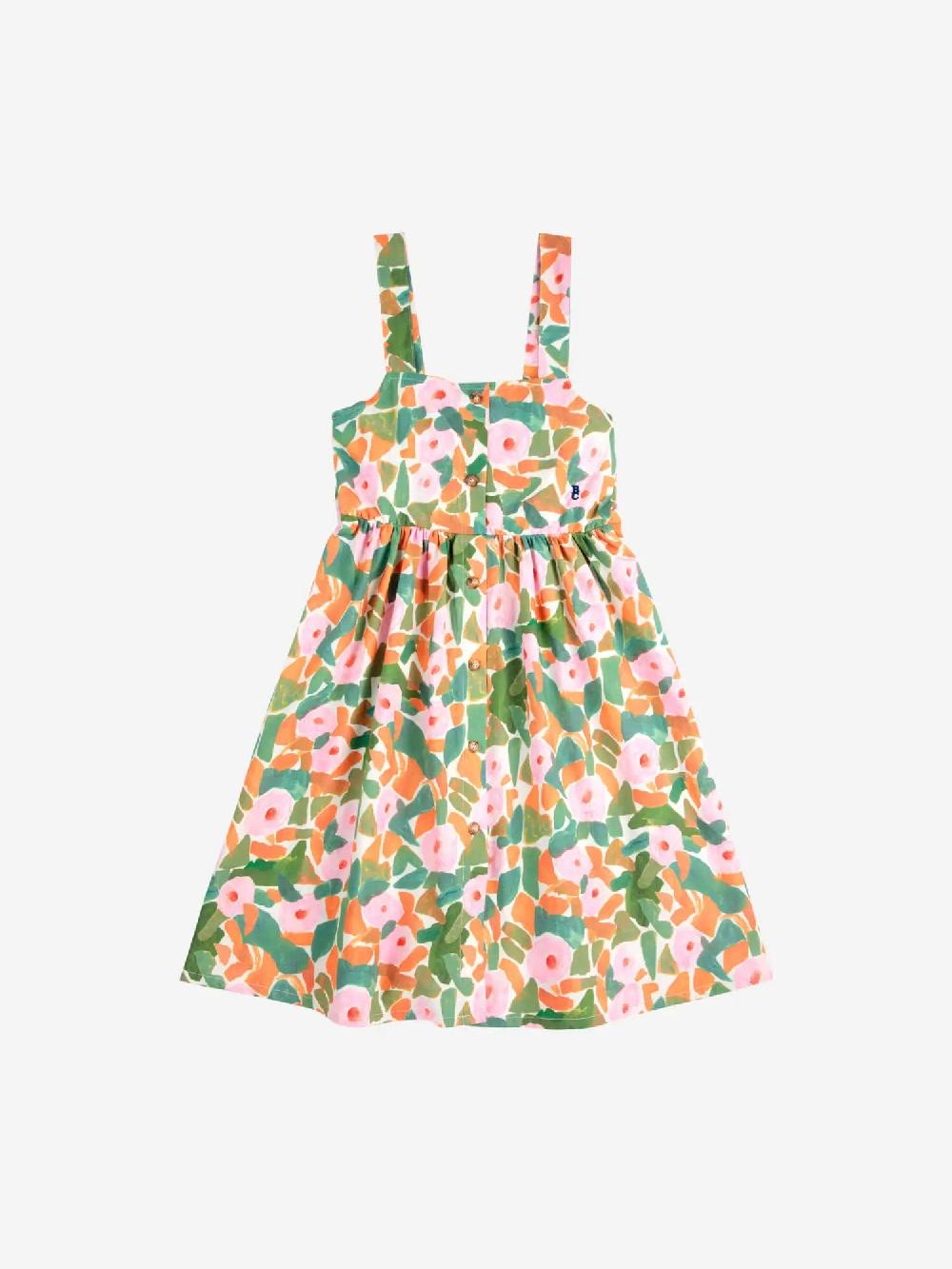 Bobo choses Floral strap dress Precio de fábrica