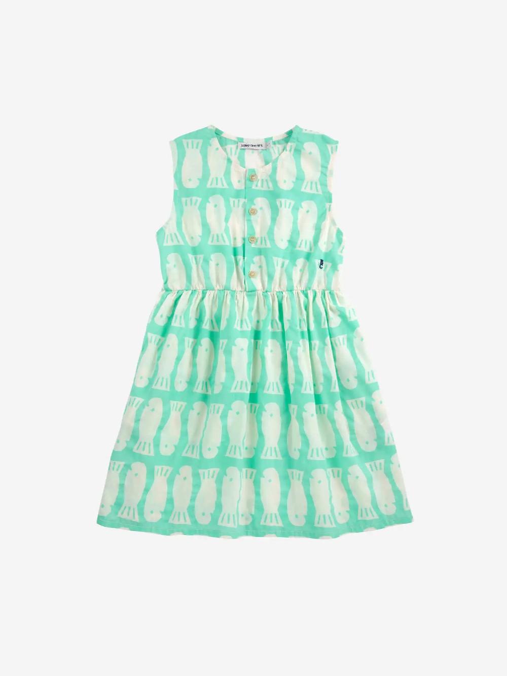 Bobo choses Lucky Fish all over sleeveless dress Oferta especial de fábrica