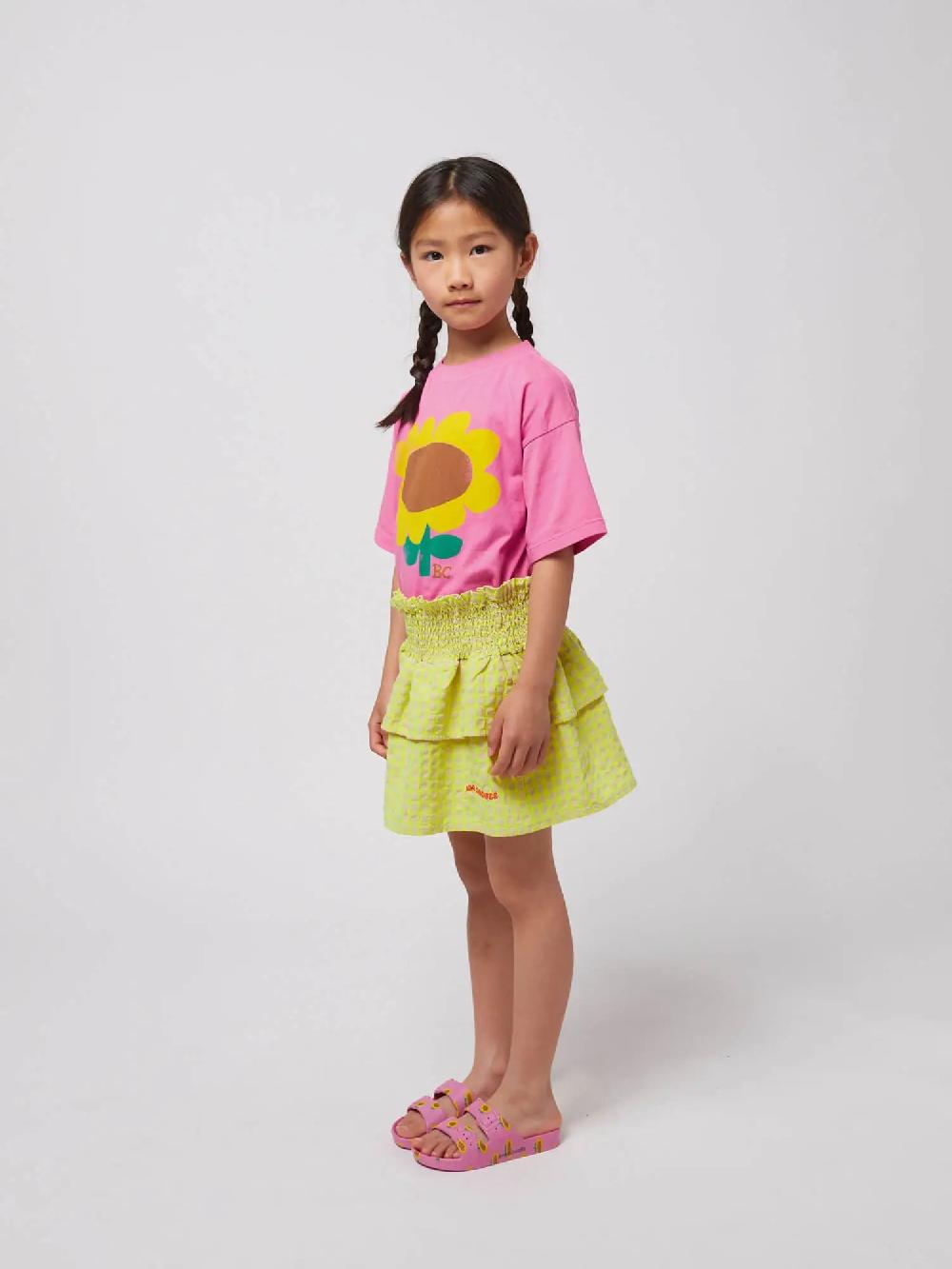 Bobo choses Vichy ruffle skirt Superdescuento