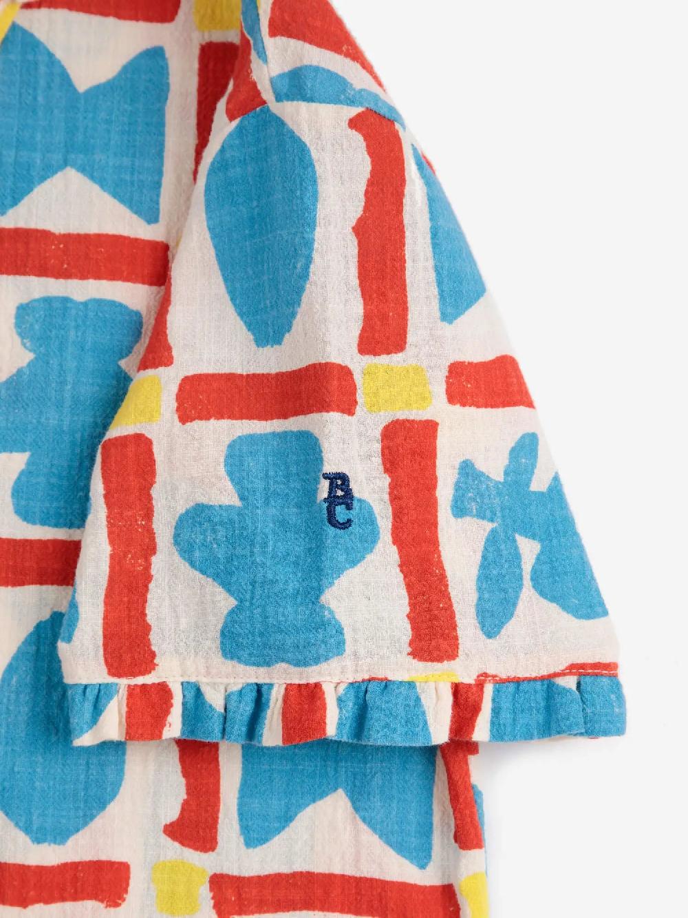 Bobo choses Geometric Game all over woven shirt Libre de impuestos
