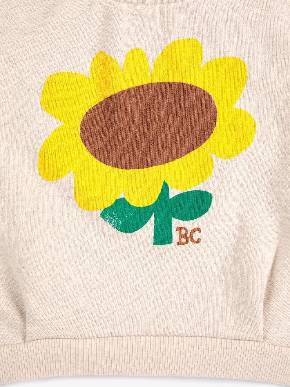 Bobo choses Sunflower cropped sweatshirt Última moda