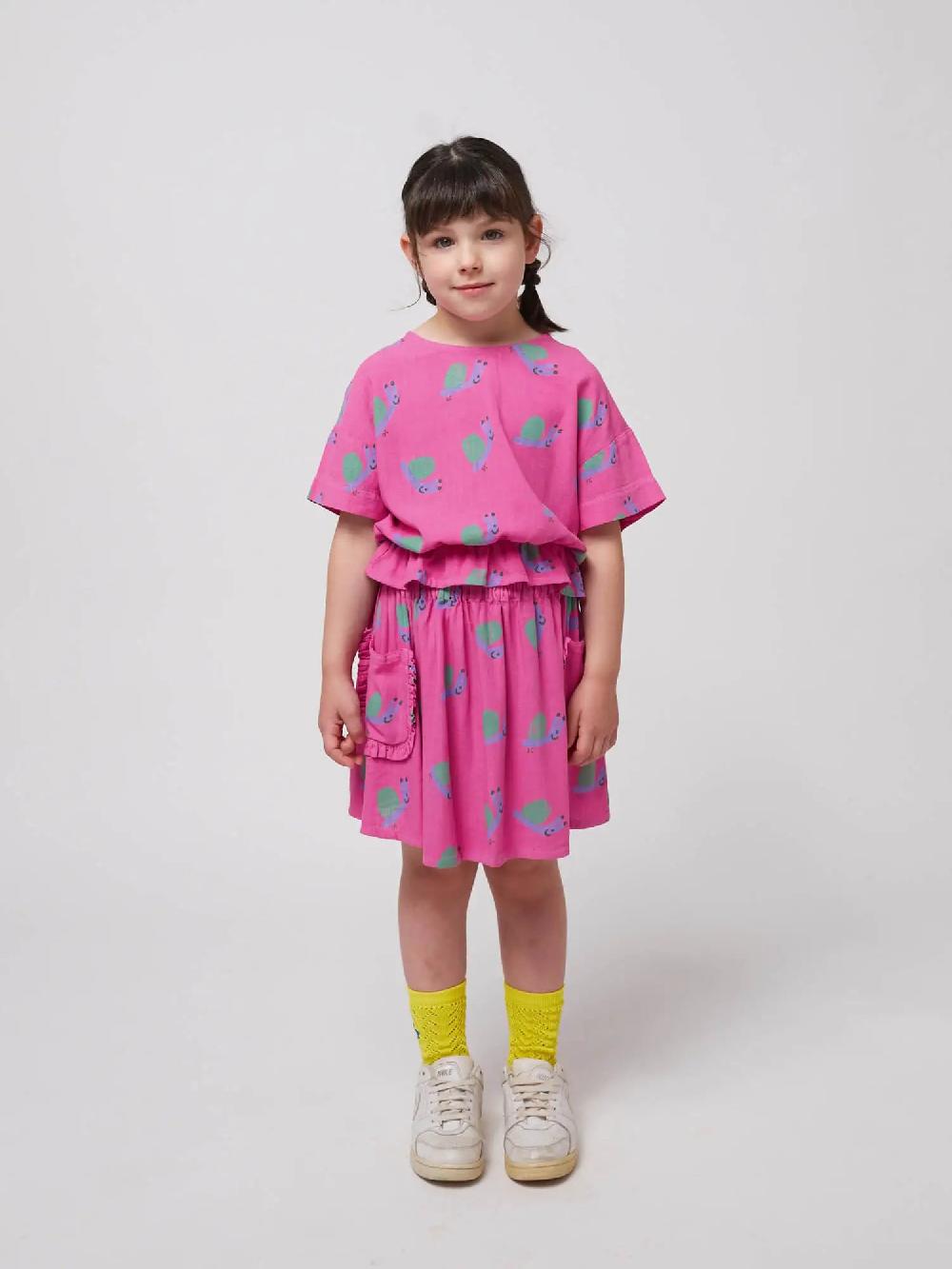Bobo choses Funny Snail all over woven skirt Descuento por venta flash