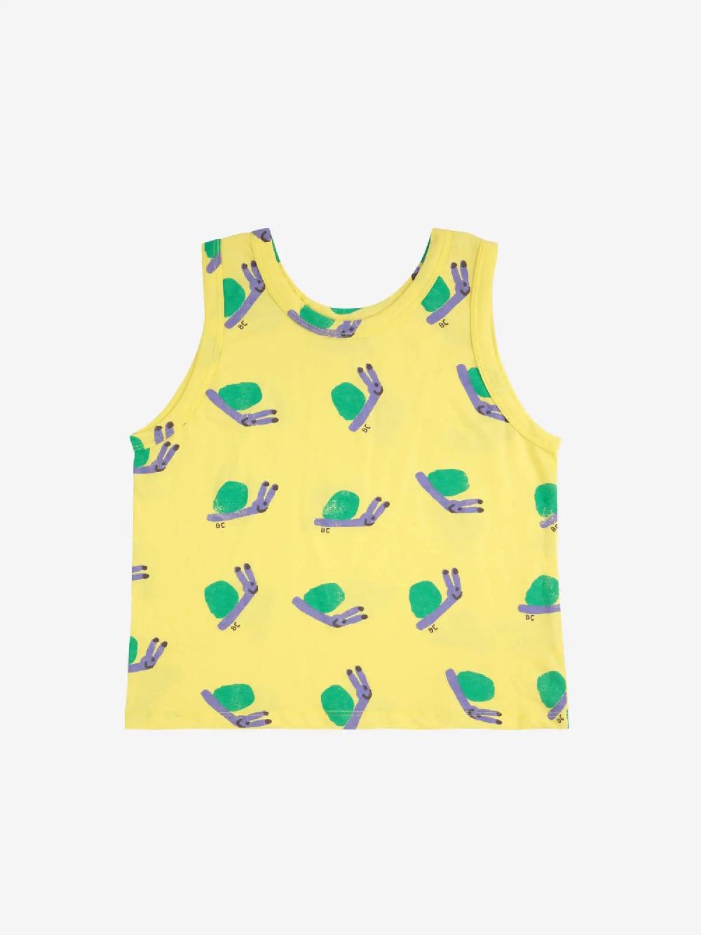Bobo choses Funny Snail all over tank top Ofertas de temporada