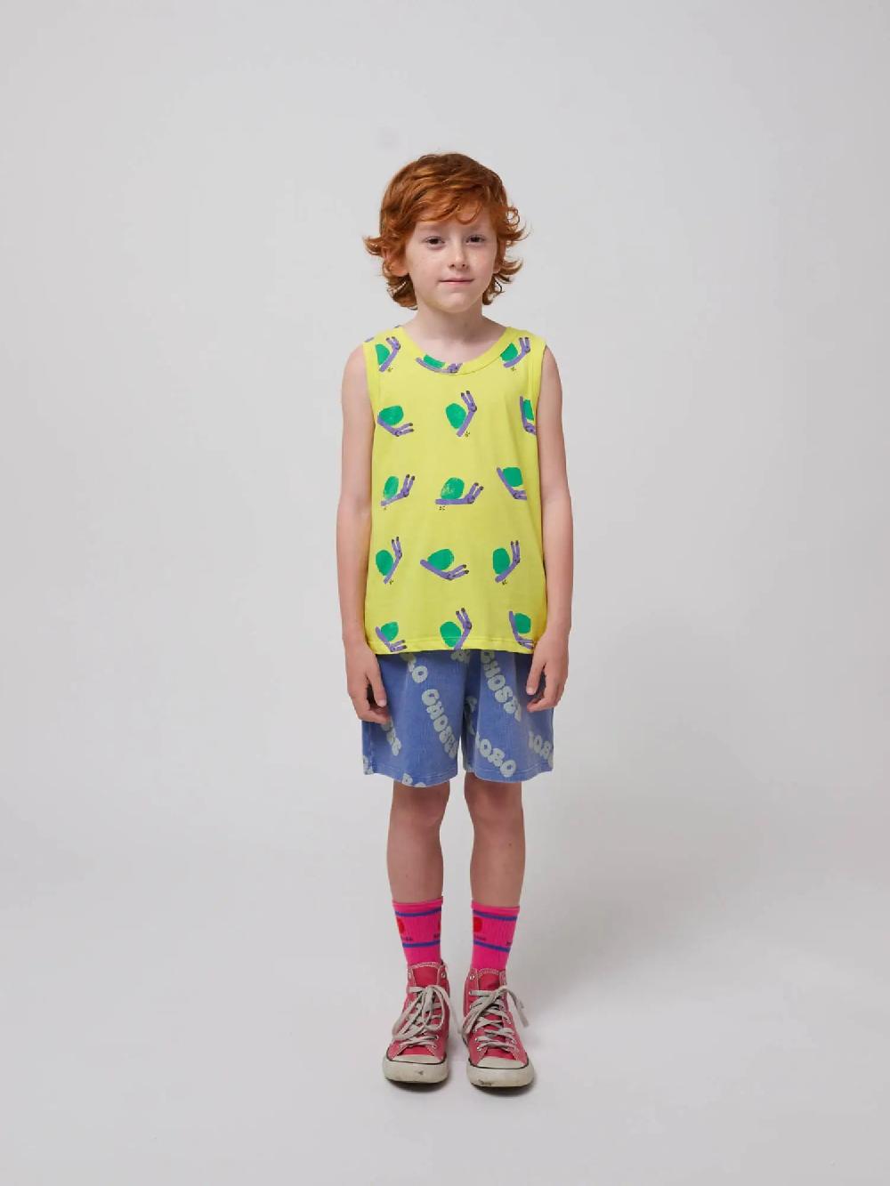 Bobo choses Funny Snail all over tank top Ofertas de temporada