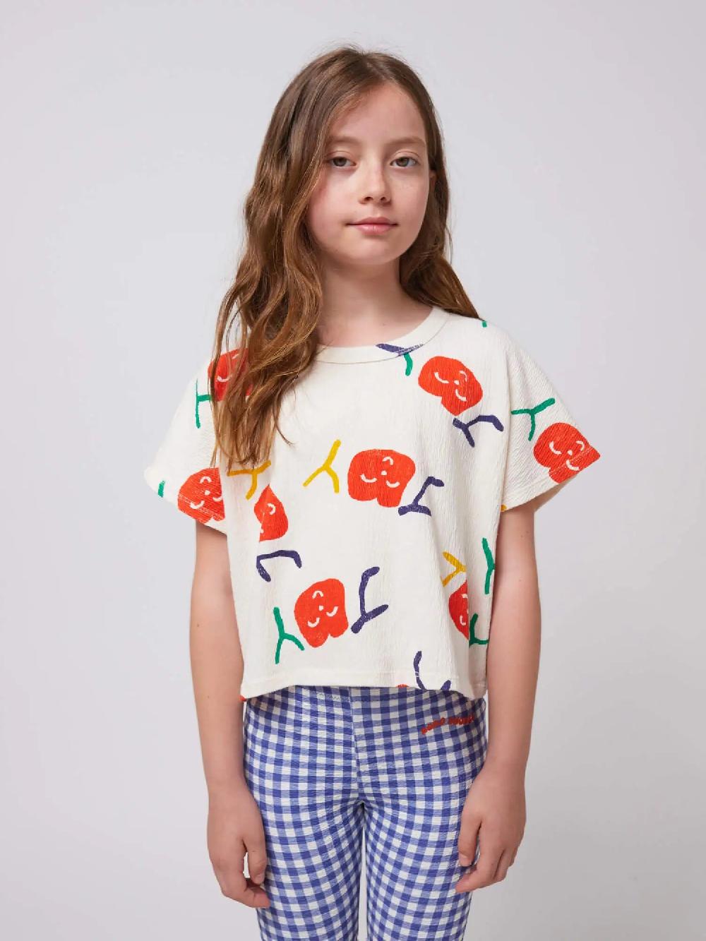 Bobo choses Smiling all over cropped T-shirt Rebajas de fin de temporada