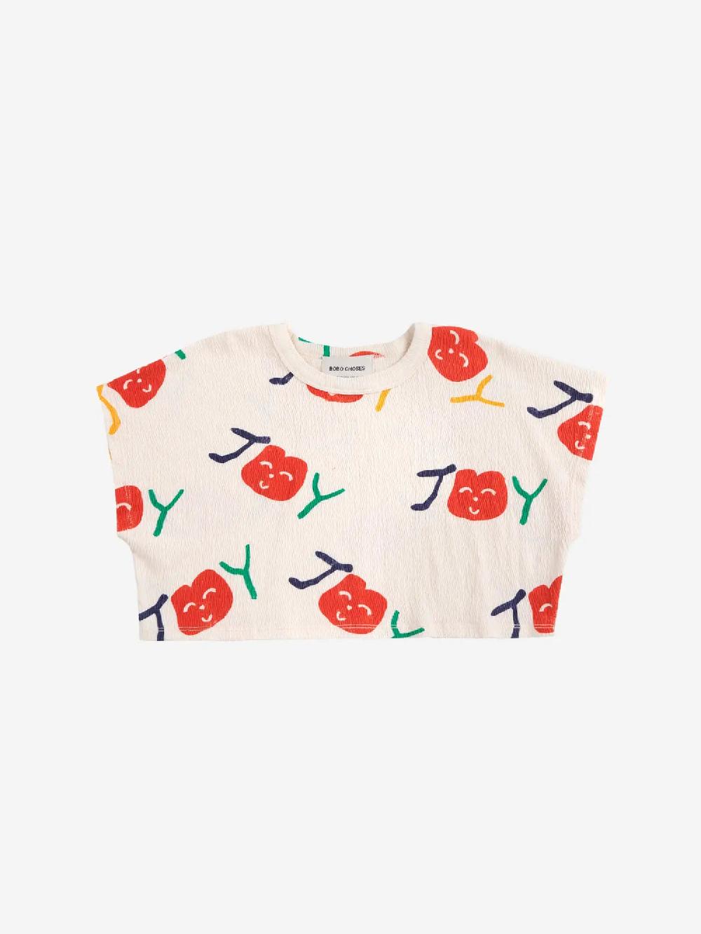 Bobo choses Smiling all over cropped T-shirt Rebajas de fin de temporada