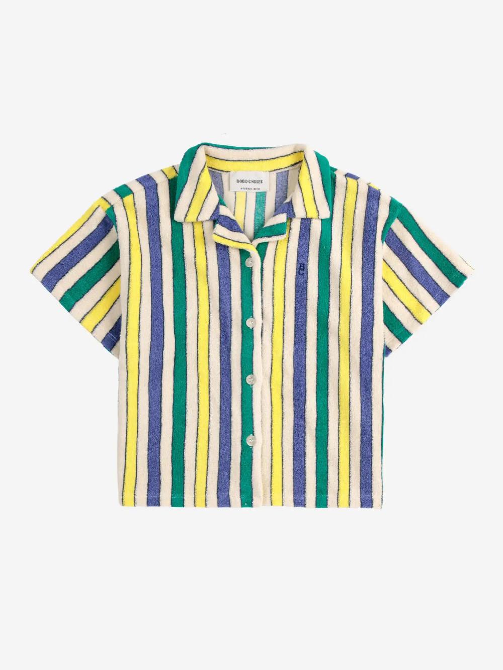 Bobo choses Multicolor Stripes terry cloth shirt Outlet
