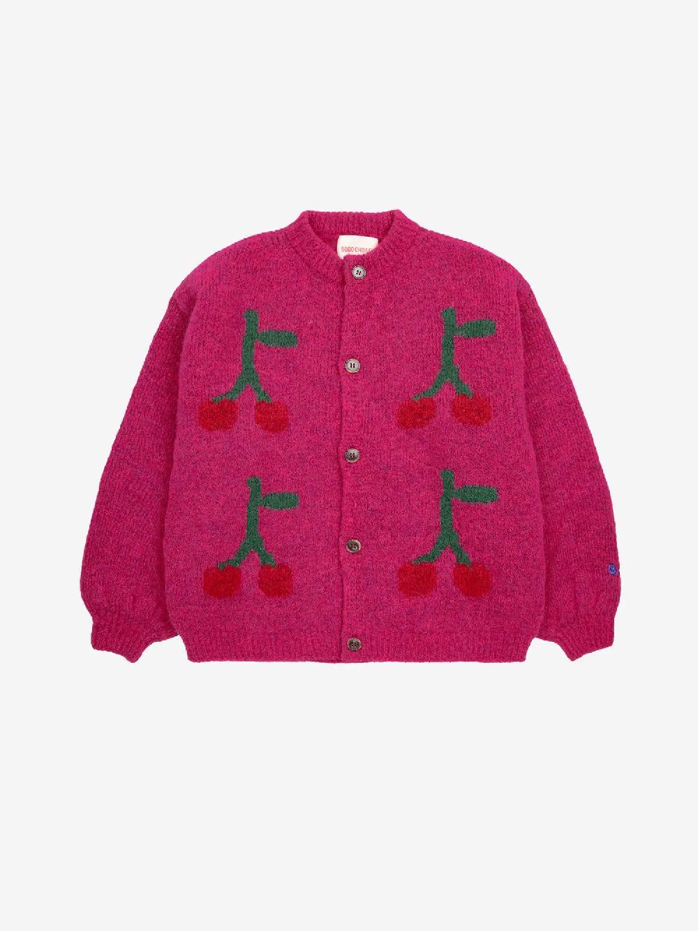 Bobo choses Bobo Cherry intarsia cardigan COMPRAR AHORA