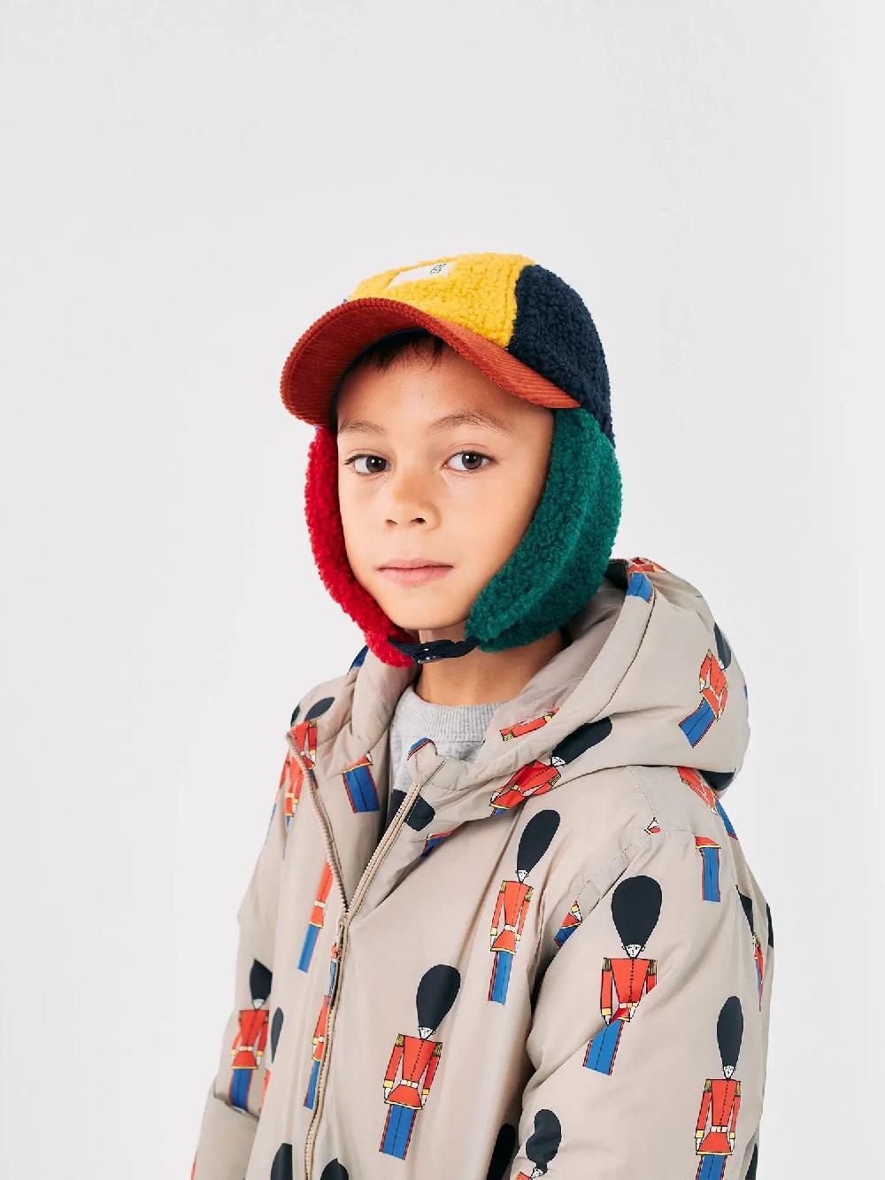 Bobo choses Color Block sheepskin chapka Último día