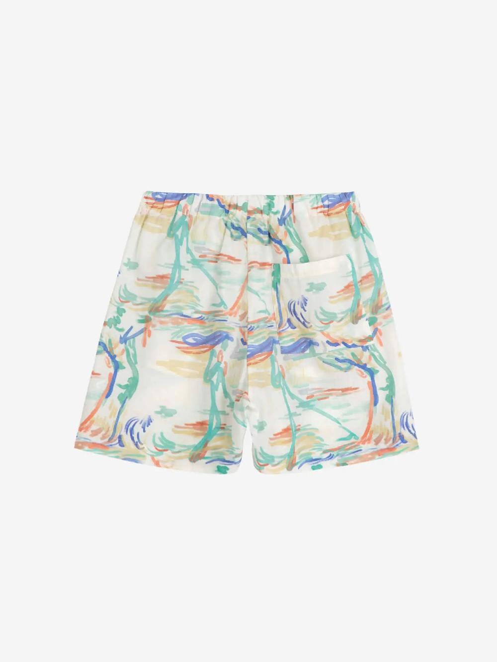 Bobo choses Landscape print lyocell shorts Superdescuento